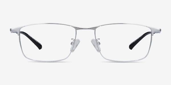 Fielder Silver Titanium Eyeglass Frames