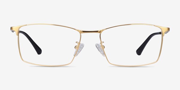Decider Gold Titanium Eyeglass Frames