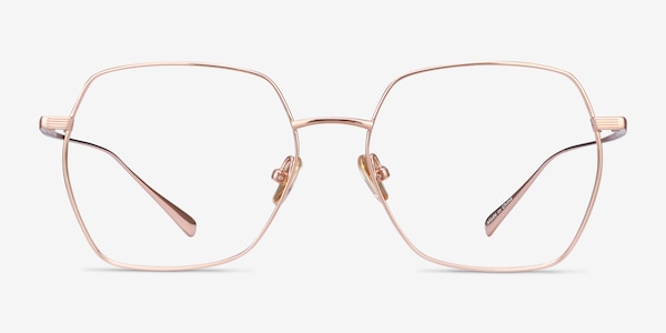 Holistic Rose Gold Titanium Eyeglass Frames