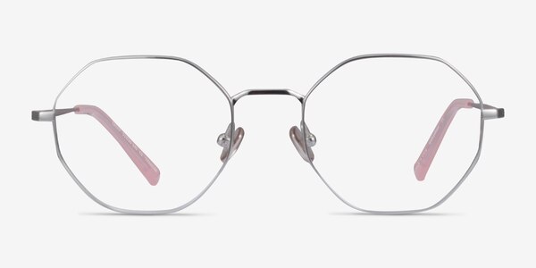 Cecily Argenté Titane Montures de Lunette de vue