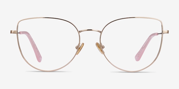 Imani Gold Titanium Eyeglass Frames