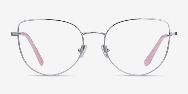 Imani Silver Titanium Eyeglass Frames