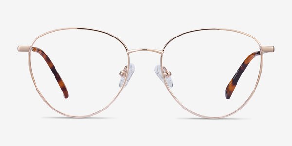 Lila Doré Titane Montures de Lunette de vue
