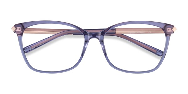 Ashley - Cat Eye Purple Frame Glasses For Women | EyeBuyDirect