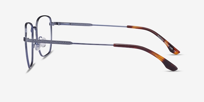 Throne - Rectangle Blue Frame Eyeglasses | EyeBuyDirect