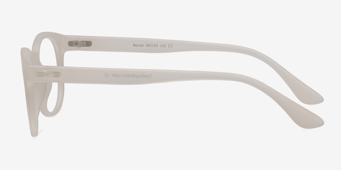 Norah Square Matte White Frame Gles Eyedirect