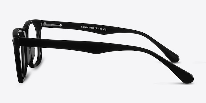 Sam - Square Black Frame Eyeglasses | EyeBuyDirect