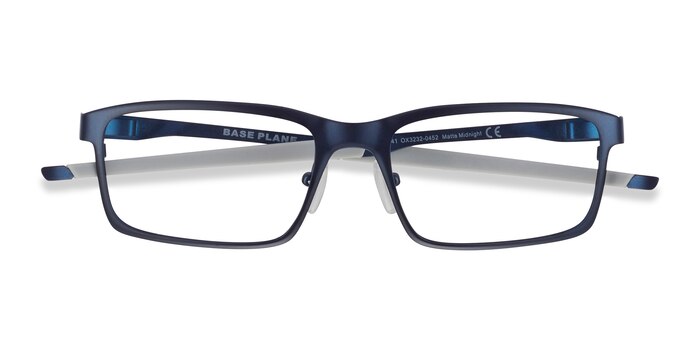 Oakley Base Plane - Rectangle Matte Midnight Frame Glasses For Men ...