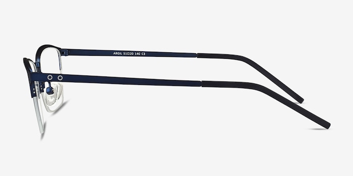 Argil | Matte Navy Metal Eyeglasses | EyeBuyDirect