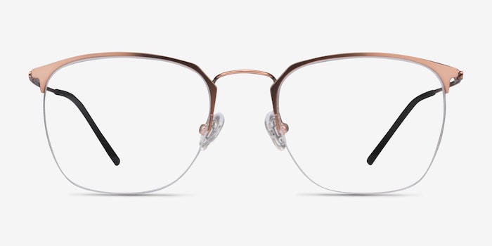 Urban Square Rose Gold Frame Eyeglasses Eyebuydirect