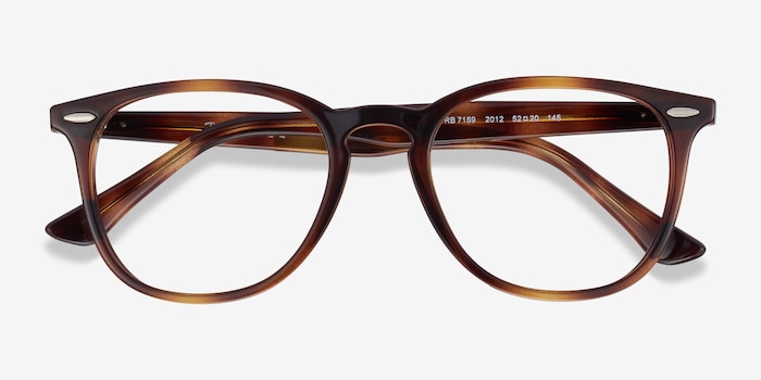 Ray Ban Rb7159 Square Tortoise Frame Eyeglasses Eyebuydirect