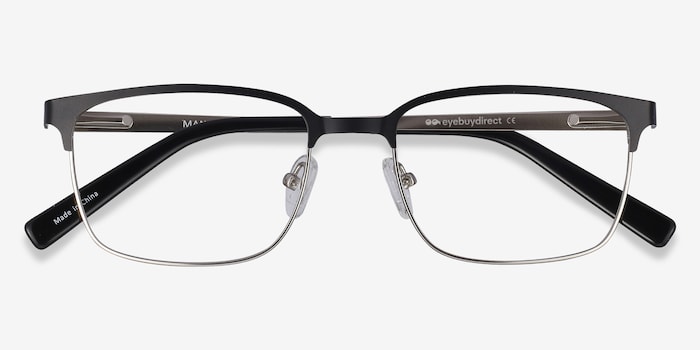 black frame eyewear