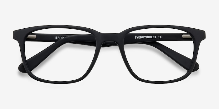 black frame glasses