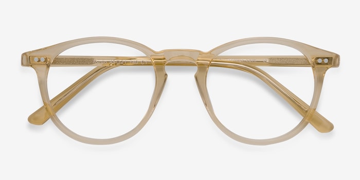 Transparent yellow glasses clearance