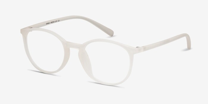 round clear plastic eyeglass frames