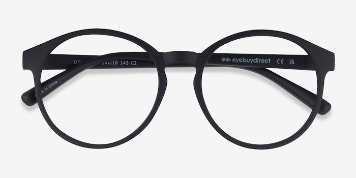 matte black glasses frames