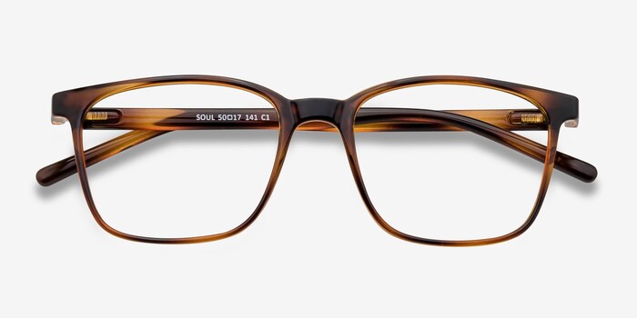 Soul Square Black Brown Frame Eyeglasses Eyebuydirect