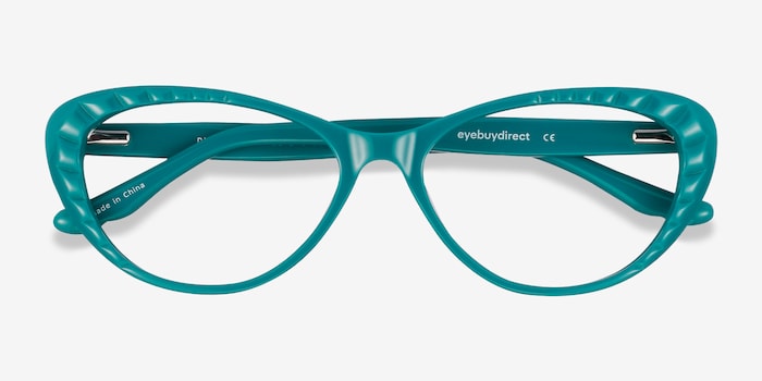 teal glasses frames