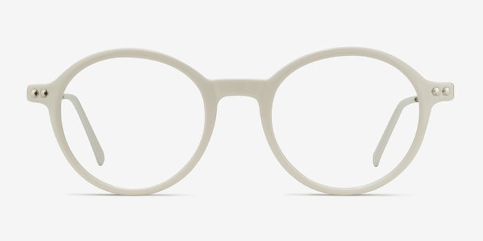 white round glasses