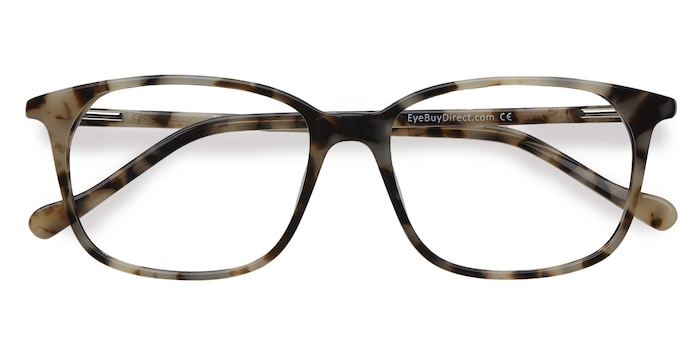Rectangle Tortoise Frame Eyeglasses 