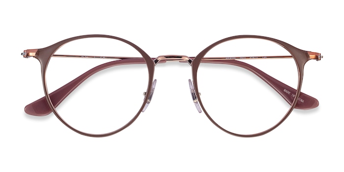 Ray-Ban RB6378 - Round Light Brown 