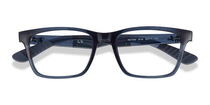 ray ban blue frame glasses
