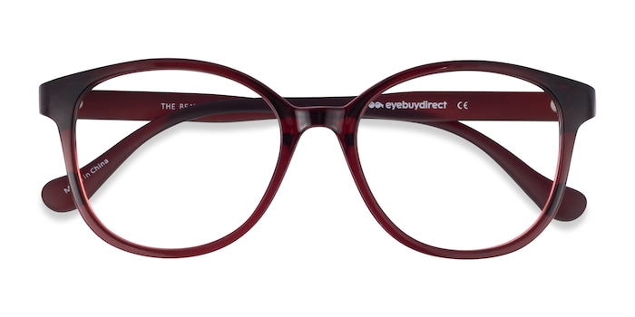 Maroon glasses clearance