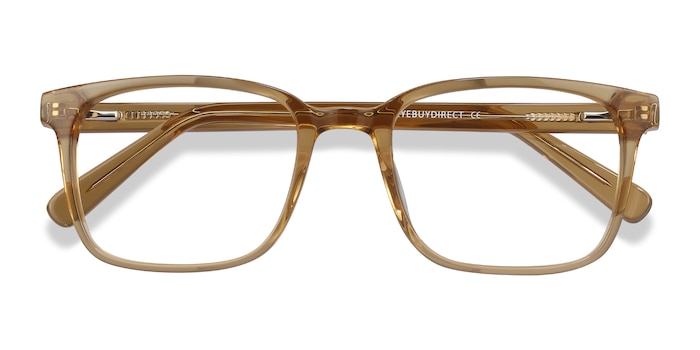 Signature Clear Brown Eyeglasses 