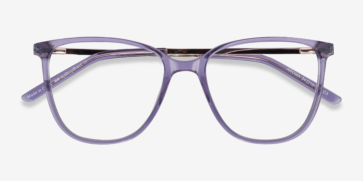Aroma - Must-Have Clear-Purple Eyeglasses | EyeBuyDirect