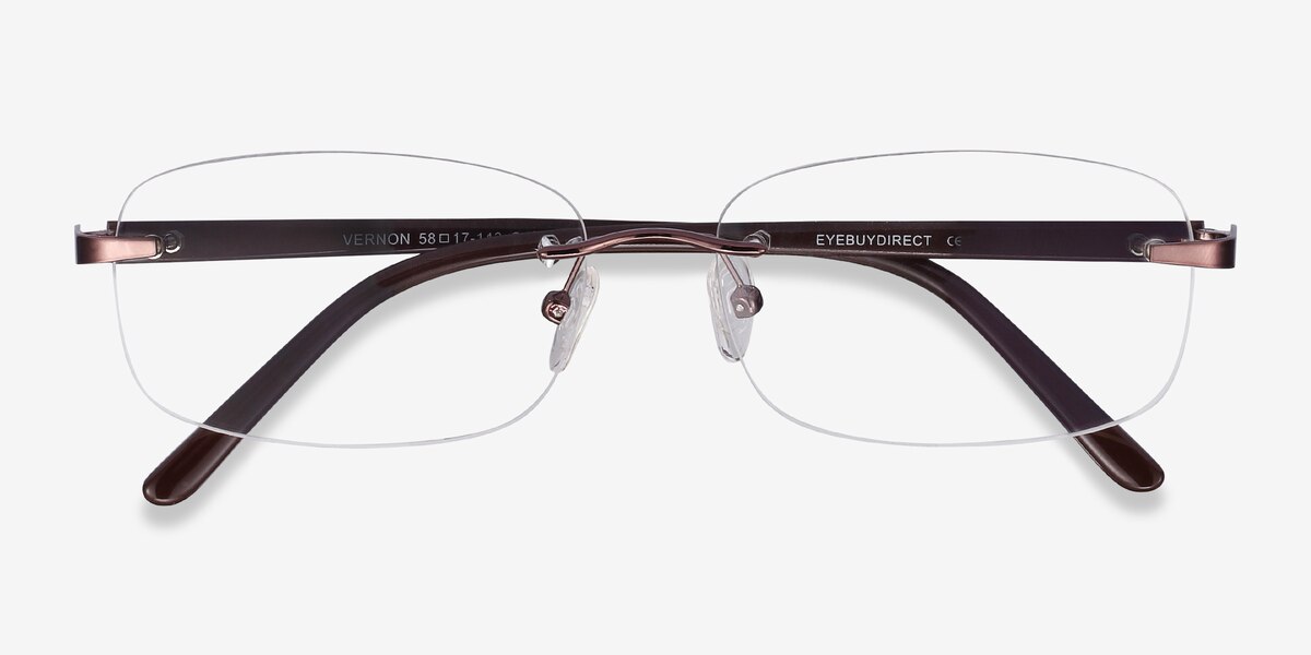 Vernon Discrete Unisex Frames with Subtlety EyeBuyDirect