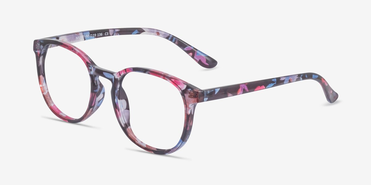 Muse Rose/Floral Femme Plastique de Vue EyeBuyDirect