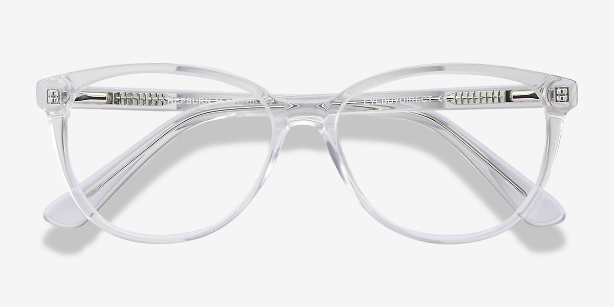 Hepburn | Clear | Women Acetate Eyeglasses | EyeBuyDirect