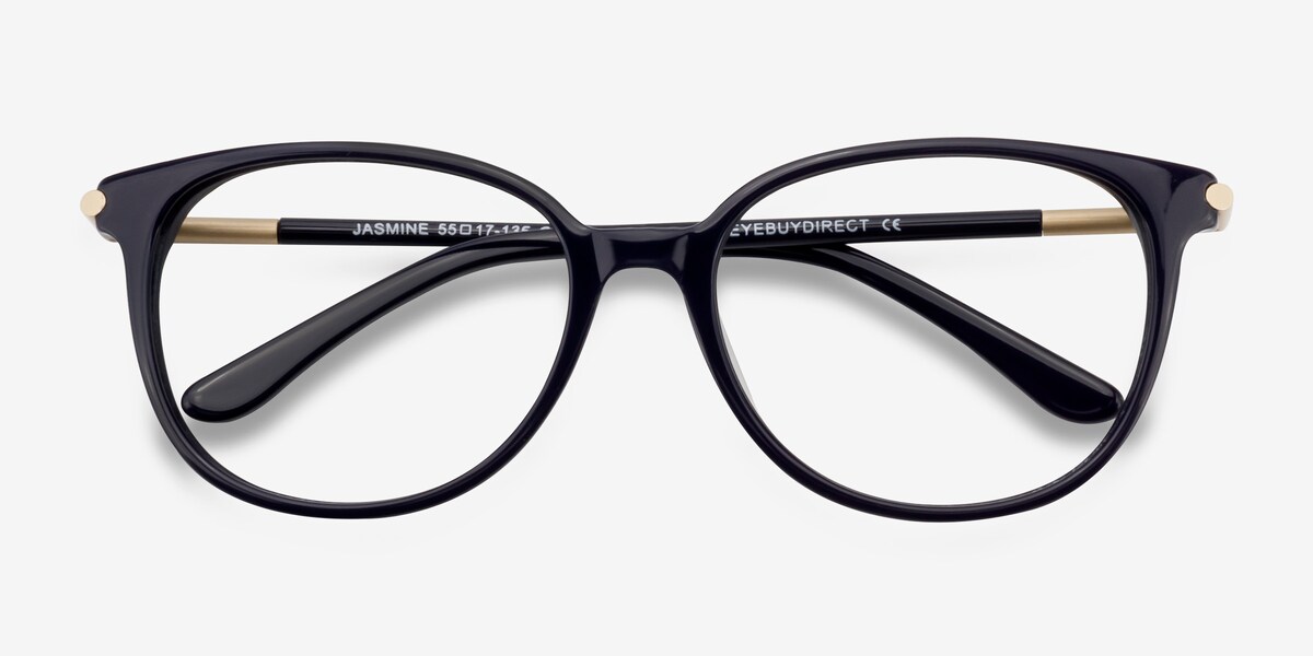 Jasmine Navy Women Acetate Eyeglasses Eyebuydirect 