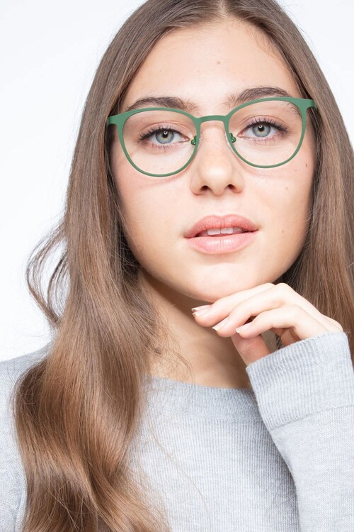 womens green eyeglass frames