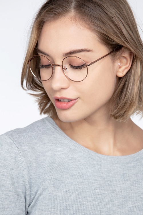 round frame glasses womens