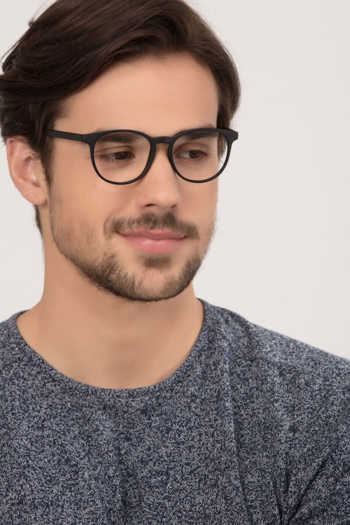 men's round plastic eyeglass frames