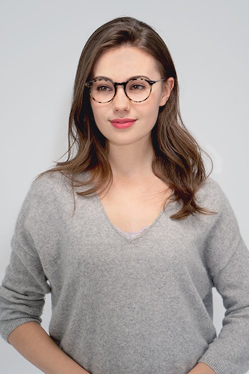 women's round tortoise eyeglass frames