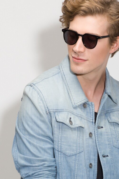 jet black sunglasses