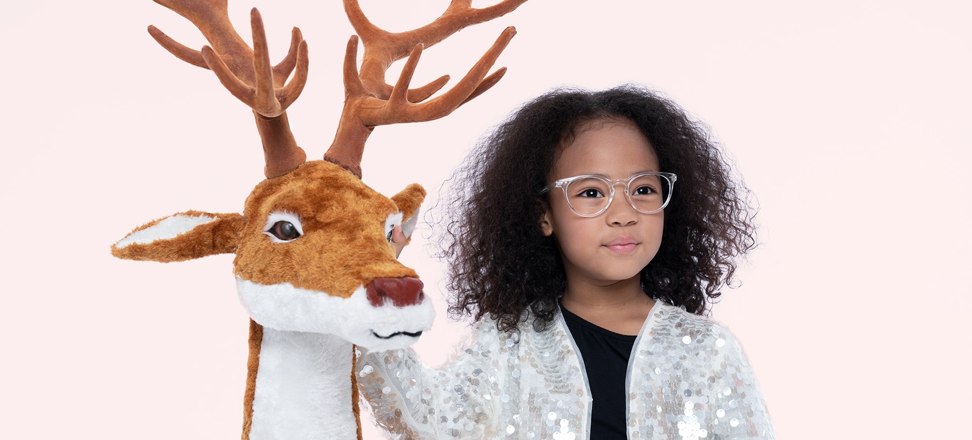 reindeer eye glasses